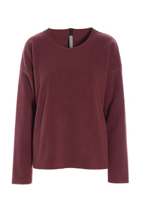 BLUSE RUND HALS - 1359 - BORDEAUX