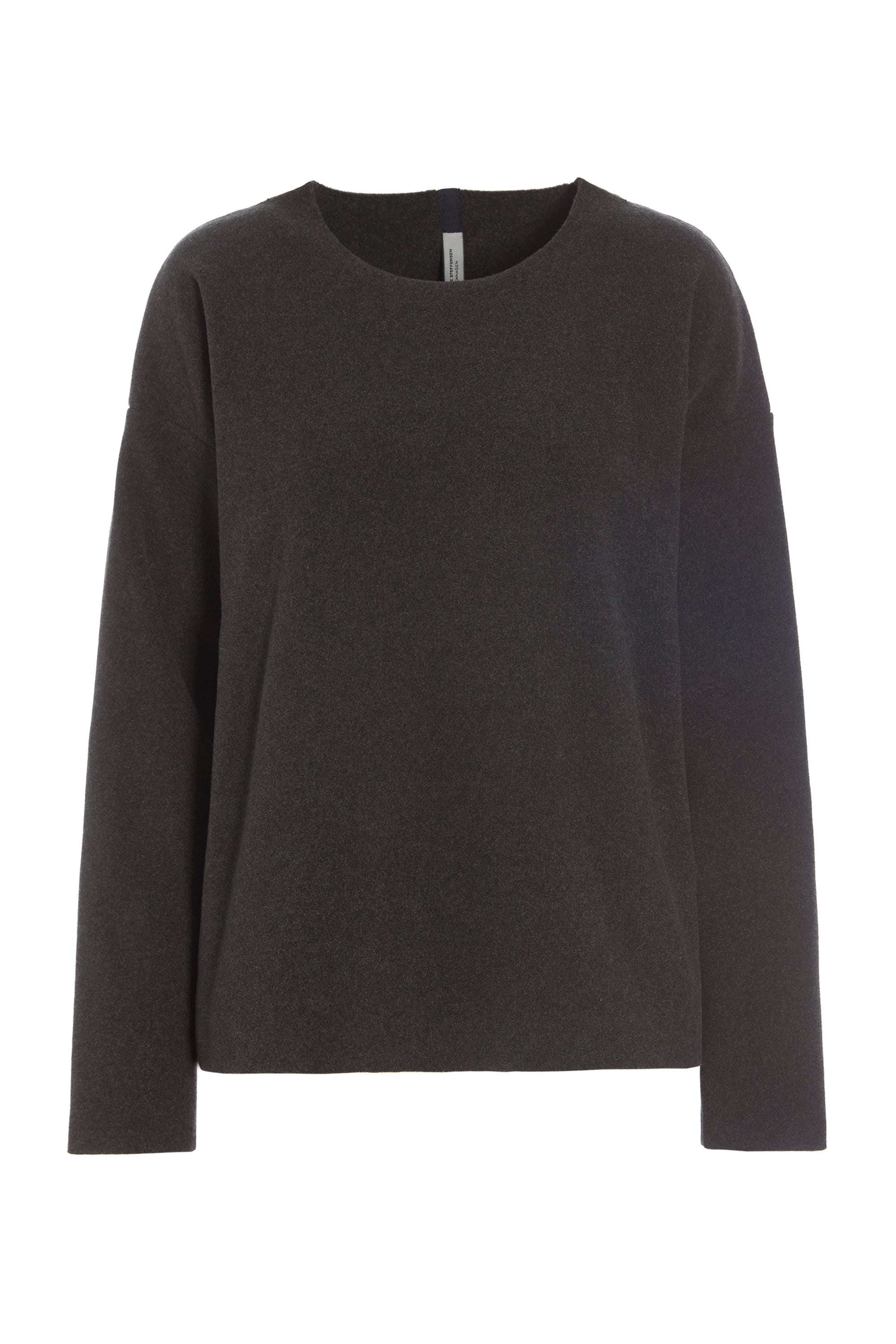 HENRIETTE STEFFENSEN COPENHAGEN BLUSE RUND HALS - 1359 BLUSER CHOCOLATE 844