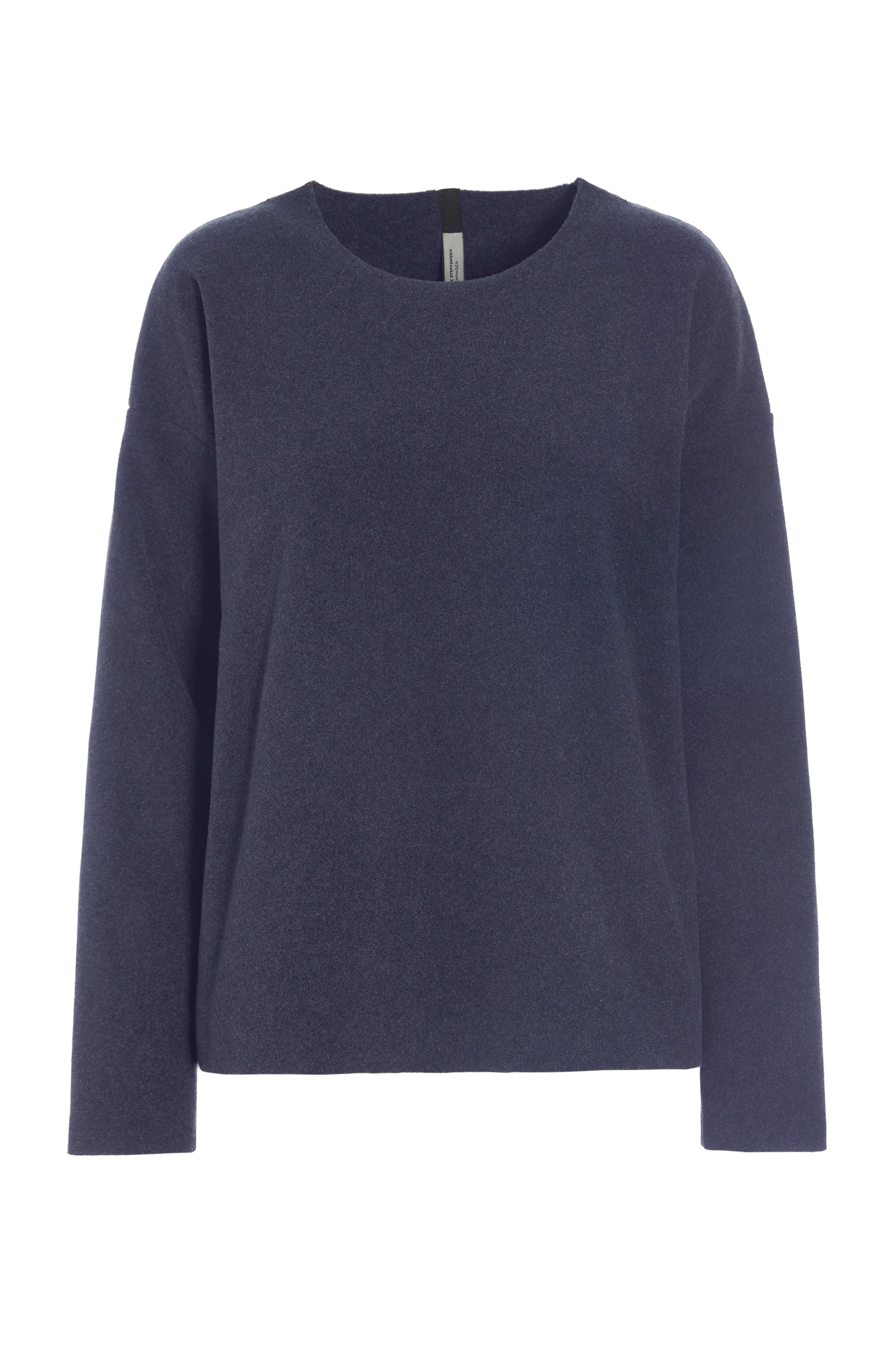 HENRIETTE STEFFENSEN COPENHAGEN BLUSE RUND HALS - 1359 BLUSER EVENING BLUE 690