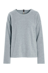 BLUSE RUND HALS - 1359 - LIGHT GREY