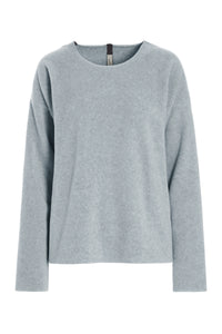 BLUSE RUND HALS - 1359 - LIGHT GREY