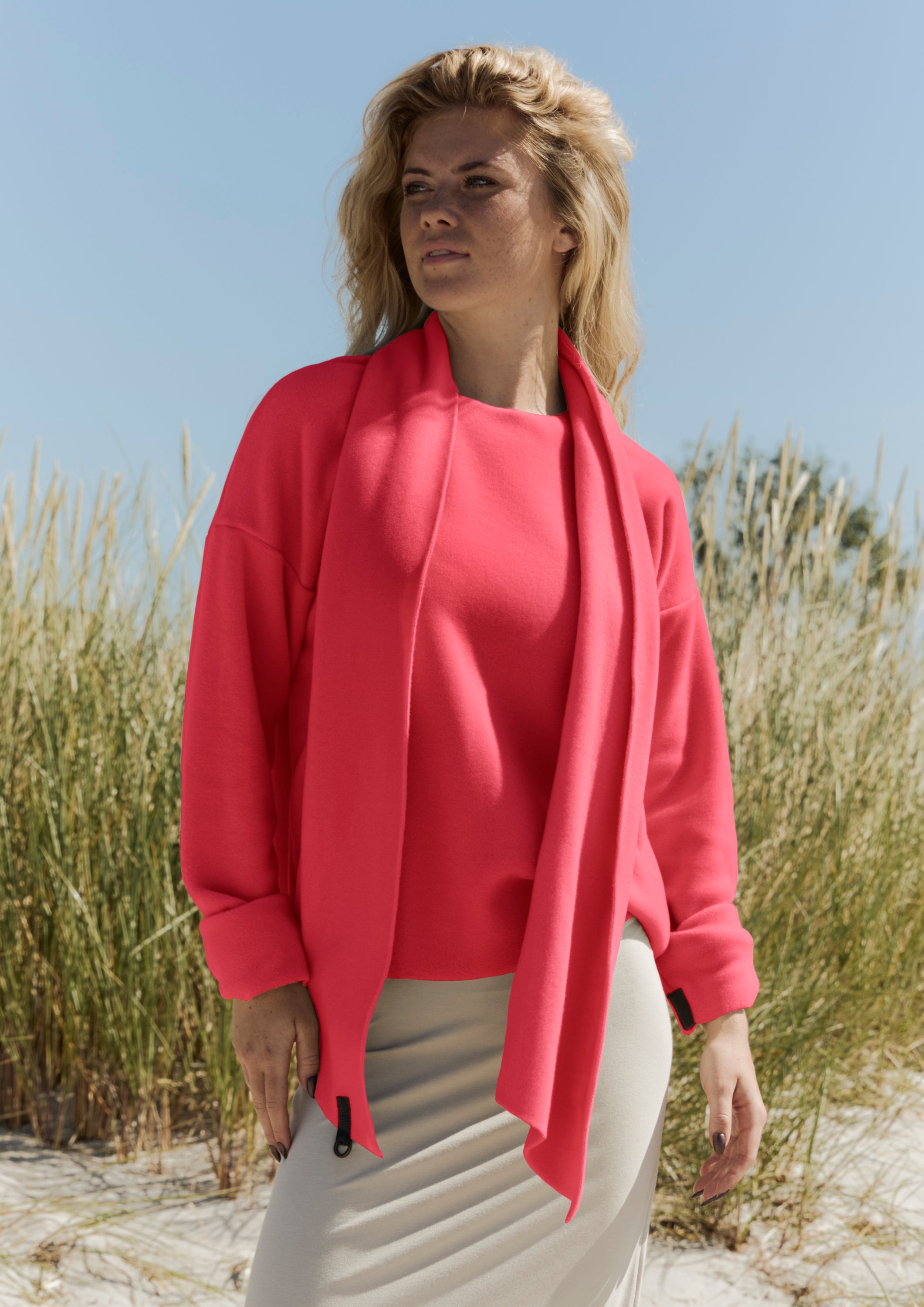 HENRIETTE STEFFENSEN COPENHAGEN BLUSE RUND HALS - 1359 BLUSER SUNSET PINK 357