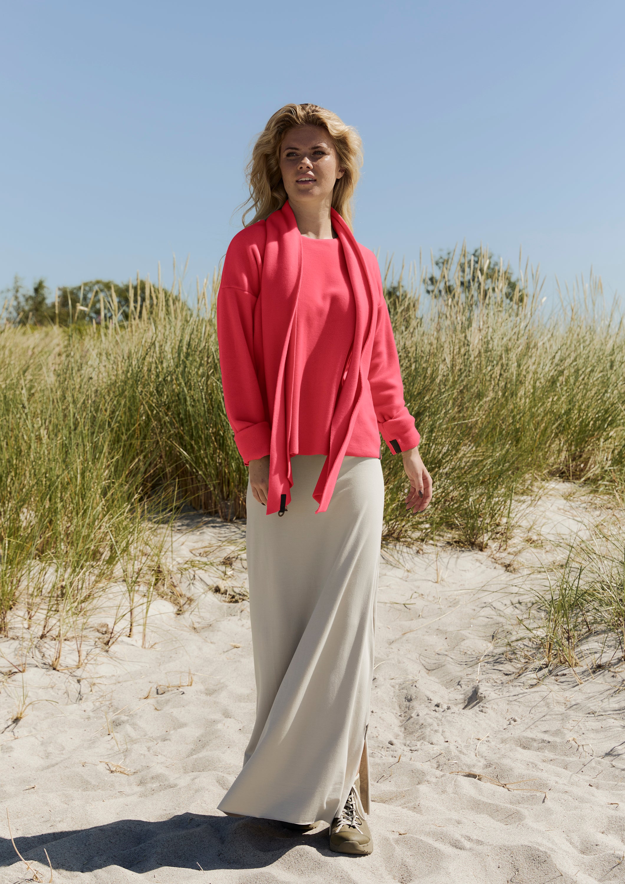 HENRIETTE STEFFENSEN COPENHAGEN BLUSE RUND HALS - 1359 BLUSER SUNSET PINK 357