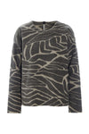 BLUSE RUND HALS - 1359P - LEAVES