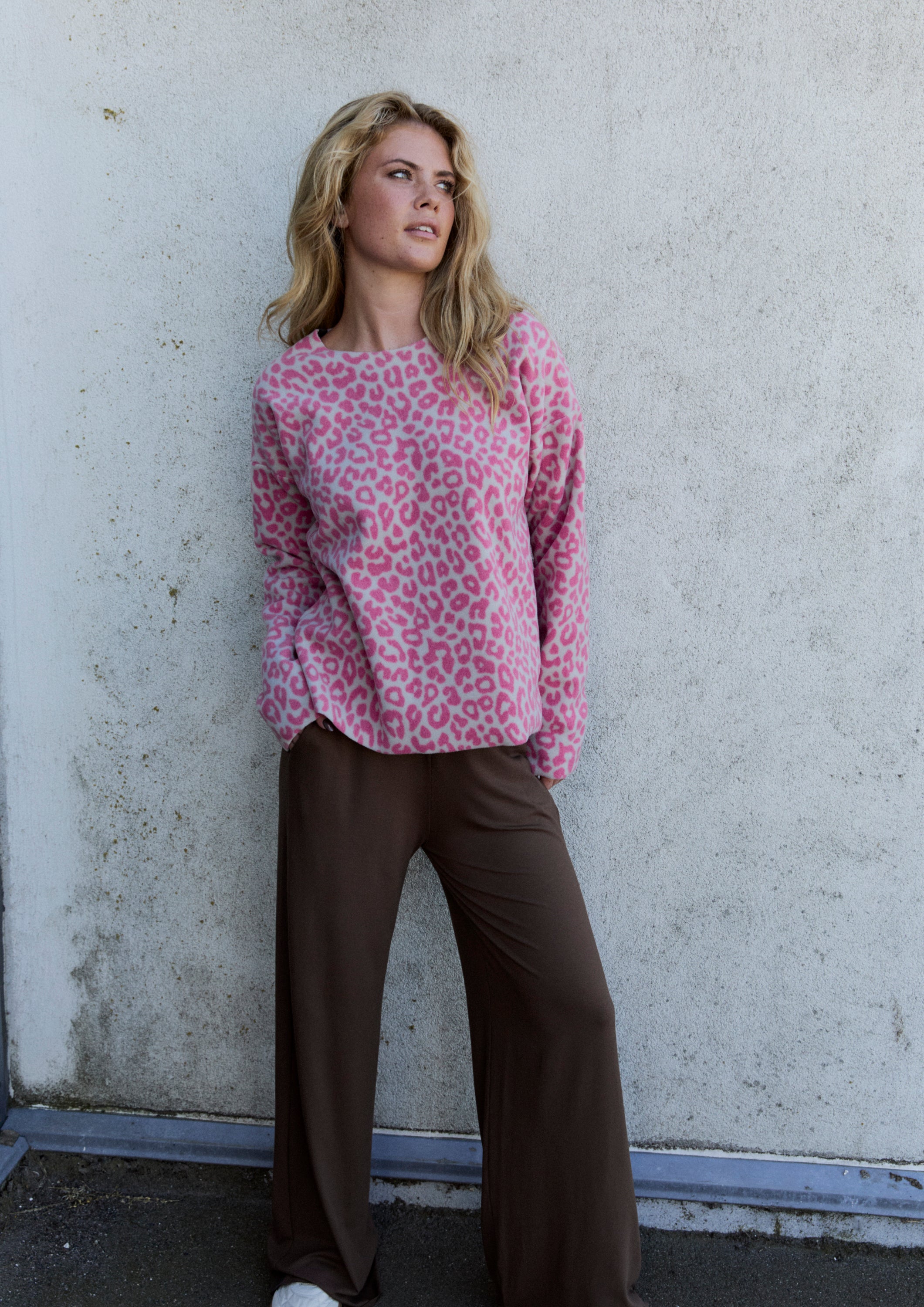 HENRIETTE STEFFENSEN COPENHAGEN BLUSE RUND HALS - 1359P BLUSER PINK LEO 358
