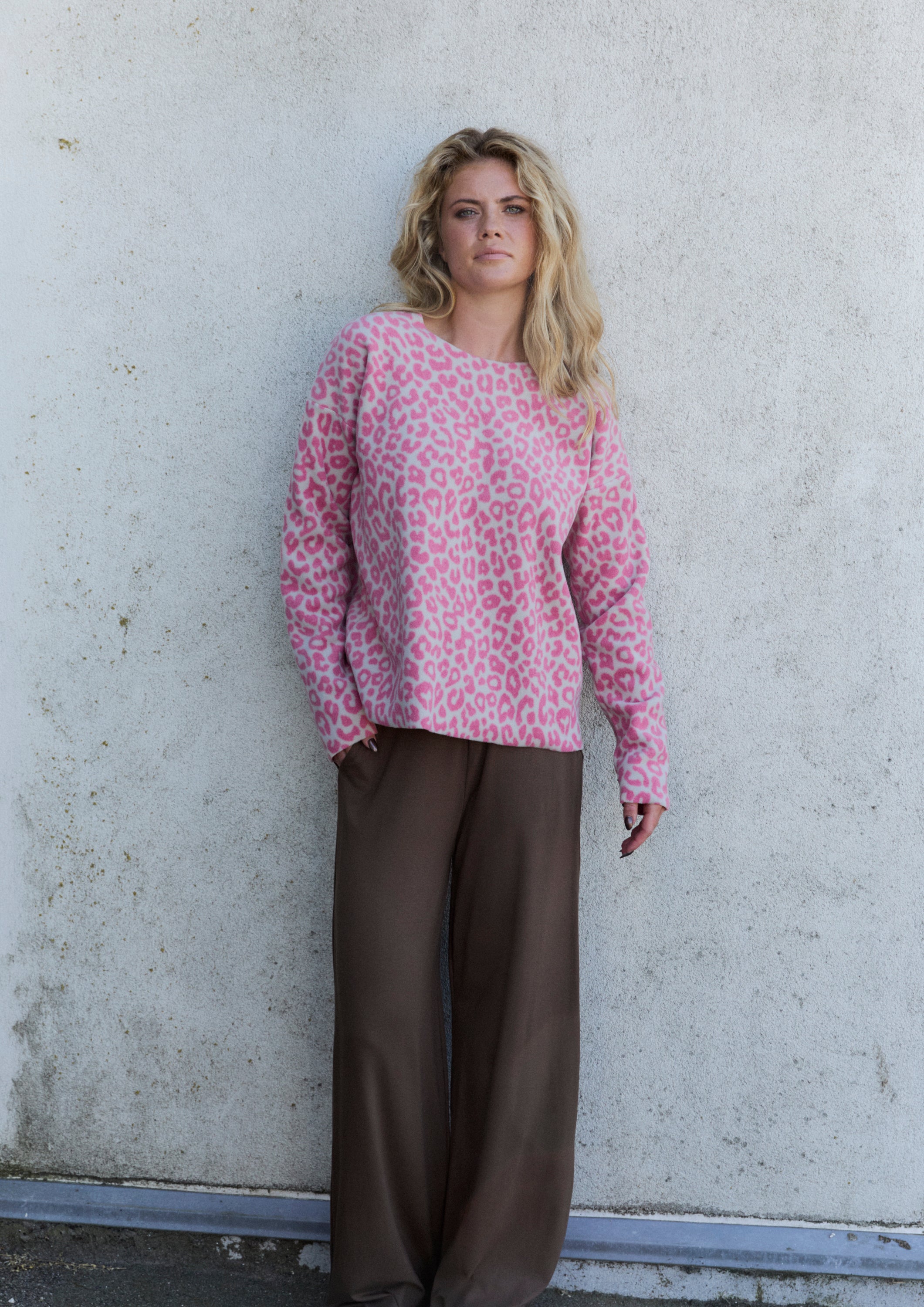 HENRIETTE STEFFENSEN COPENHAGEN BLUSE RUND HALS - 1359P BLUSER PINK LEO 358