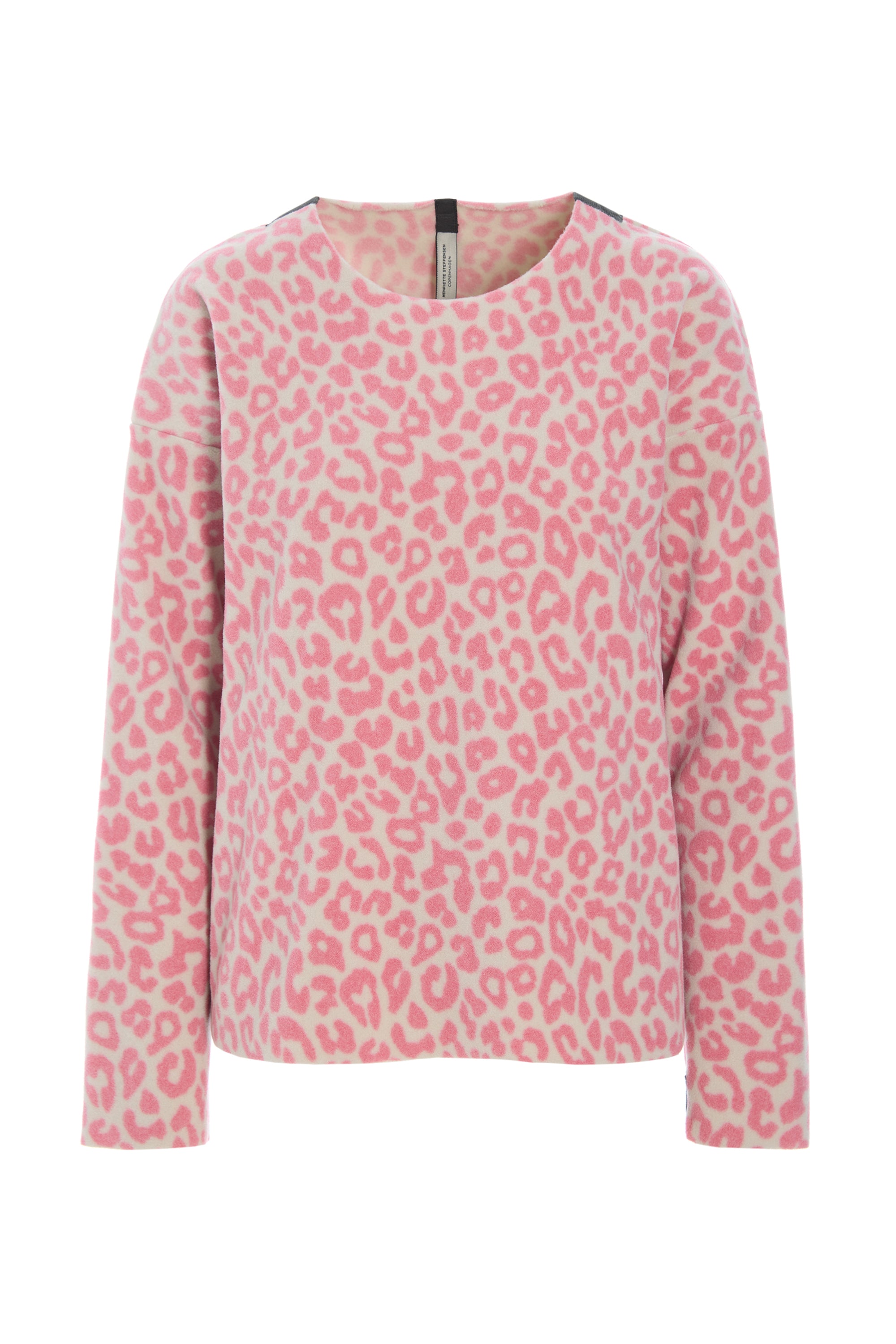 HENRIETTE STEFFENSEN COPENHAGEN BLUSE RUND HALS - 1359P BLUSER PINK LEO 358