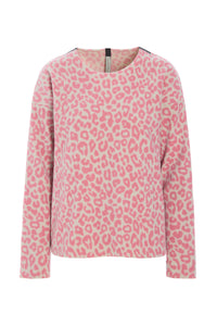 BLUSE RUND HALS - 1359P - PINK LEO