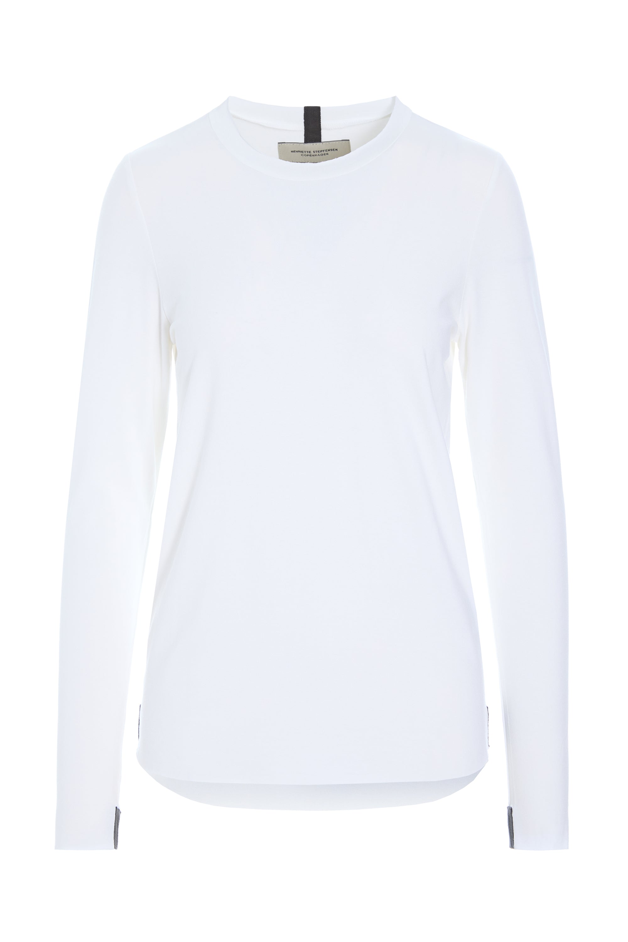 HENRIETTE STEFFENSEN COPENHAGEN BLUSE SLIM FIT - 96091 BLUSER WHITE 816