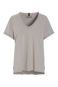 BLUSE V-HALS - 96082 - SAND