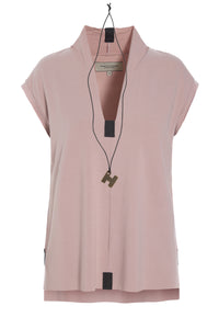BLUSE V-HALS - 96103 - NUDE