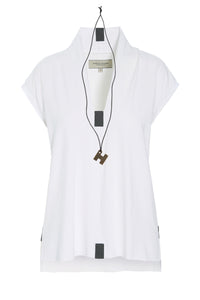 BLUSE V-HALS - 96103 - WHITE