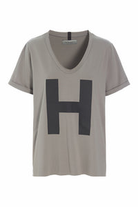 BLUSE V-HALS PRINT - 96082H - ELEPHANT
