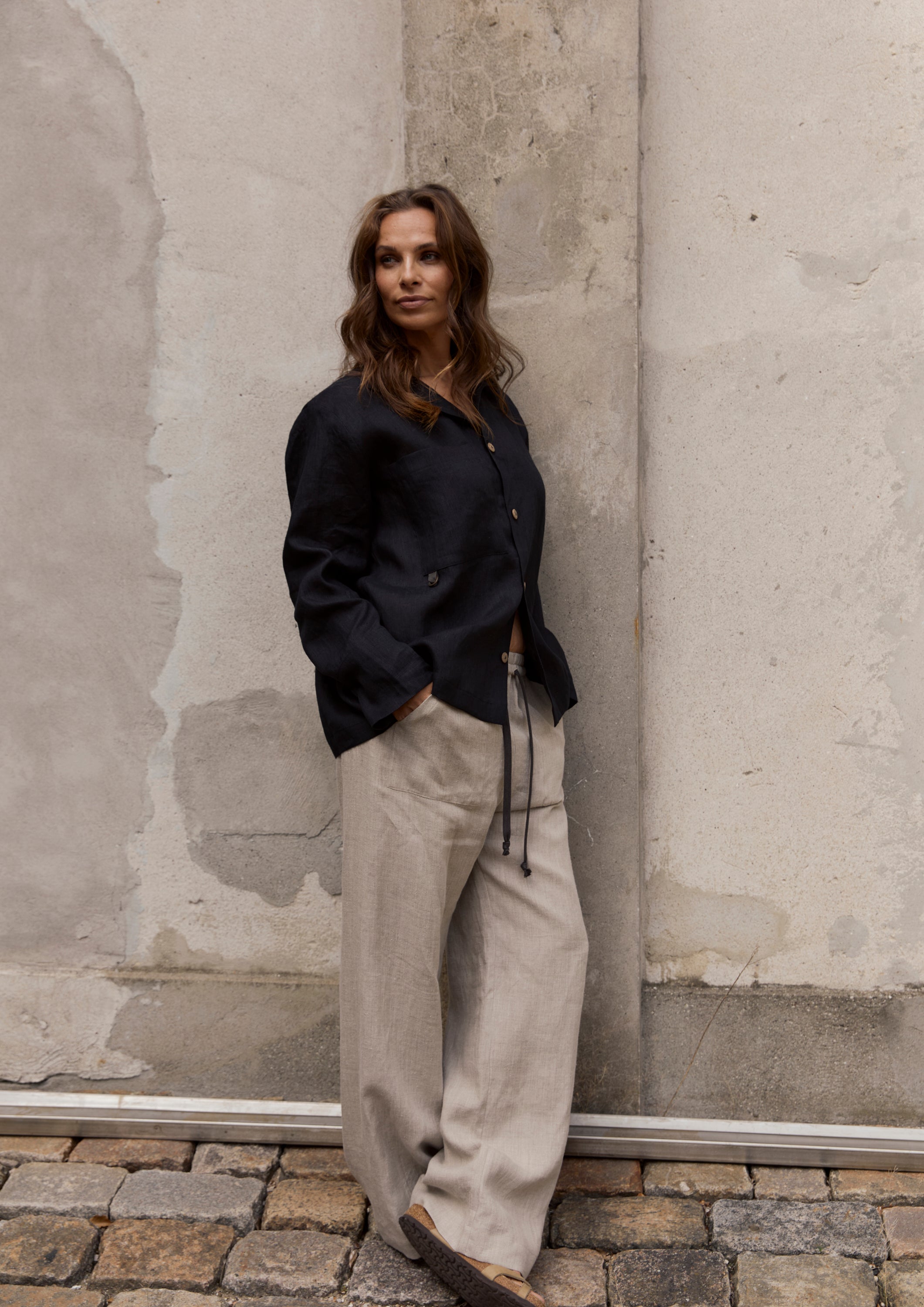 HENRIETTE STEFFENSEN COPENHAGEN BUKSER - 82001 BUKSER NATURE 446
