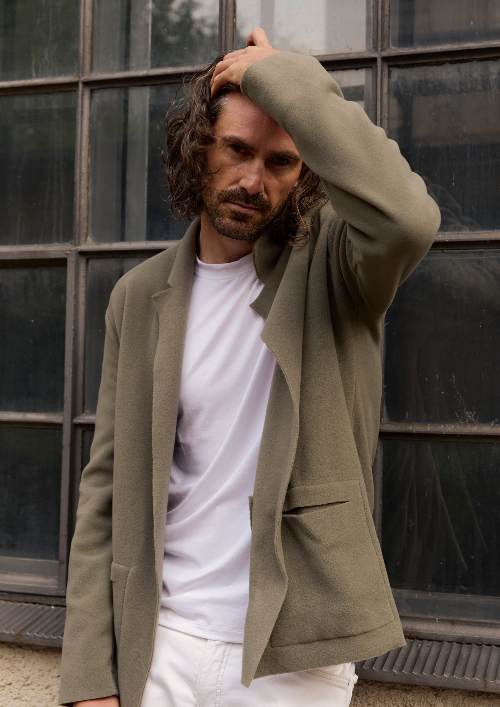 CARL BY STEFFENSEN COPENHAGEN CARDIGAN - 1001C CARDIGANS DUSTY GREEN 609