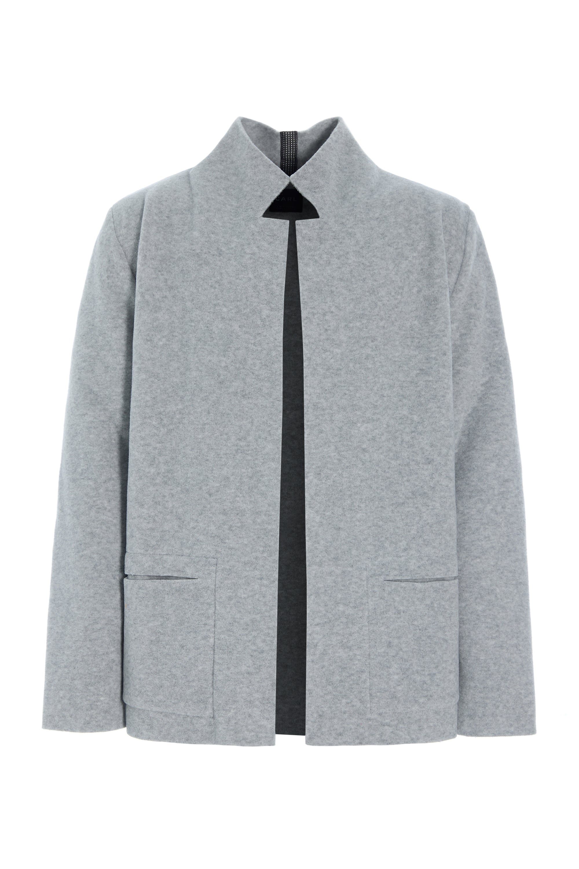 CARL BY STEFFENSEN COPENHAGEN CARDIGAN - 1001C CARDIGANS LIGHT GREY 876