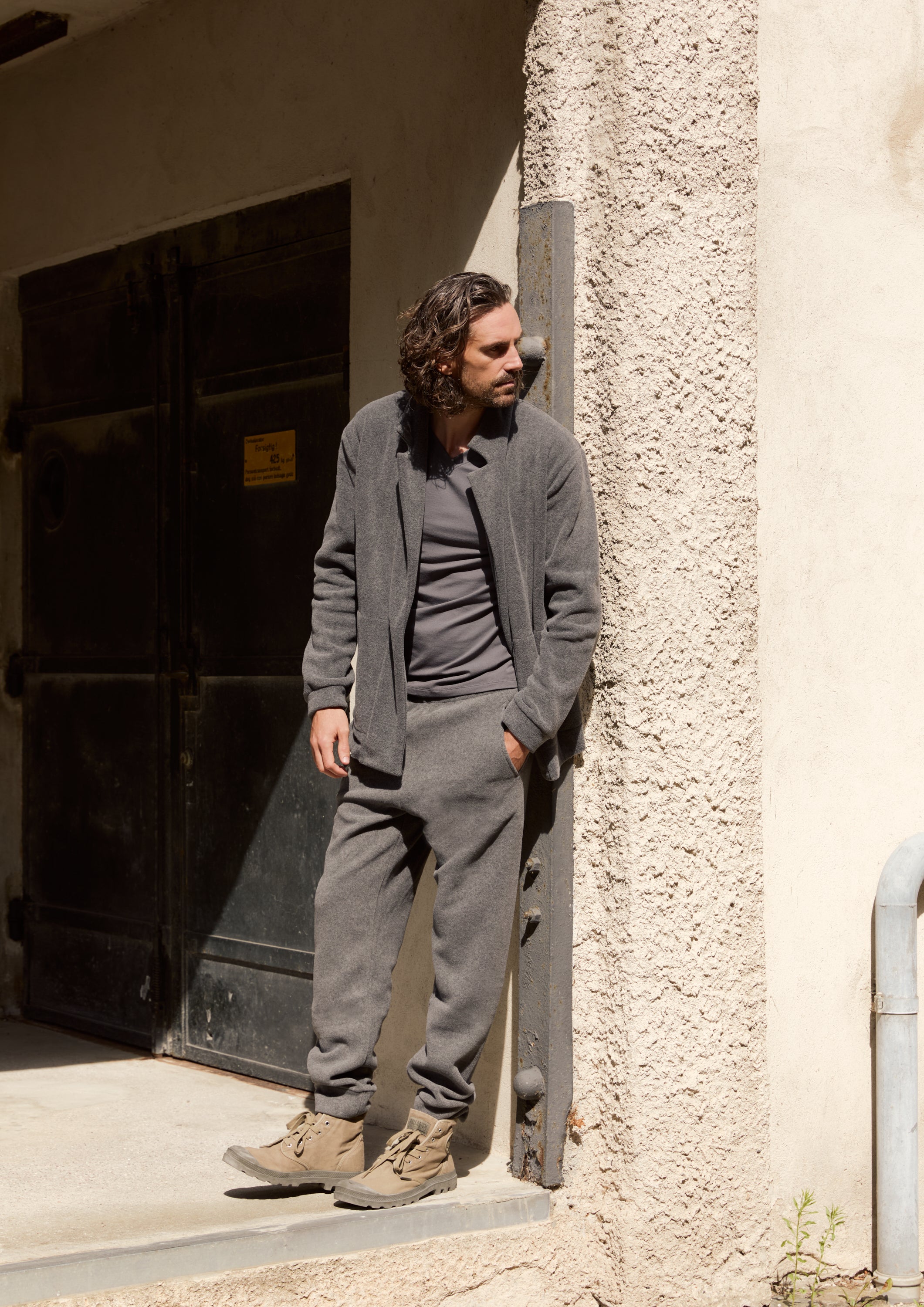 CARL BY STEFFENSEN COPENHAGEN CARDIGAN - 1027C CARDIGANS GREY 905