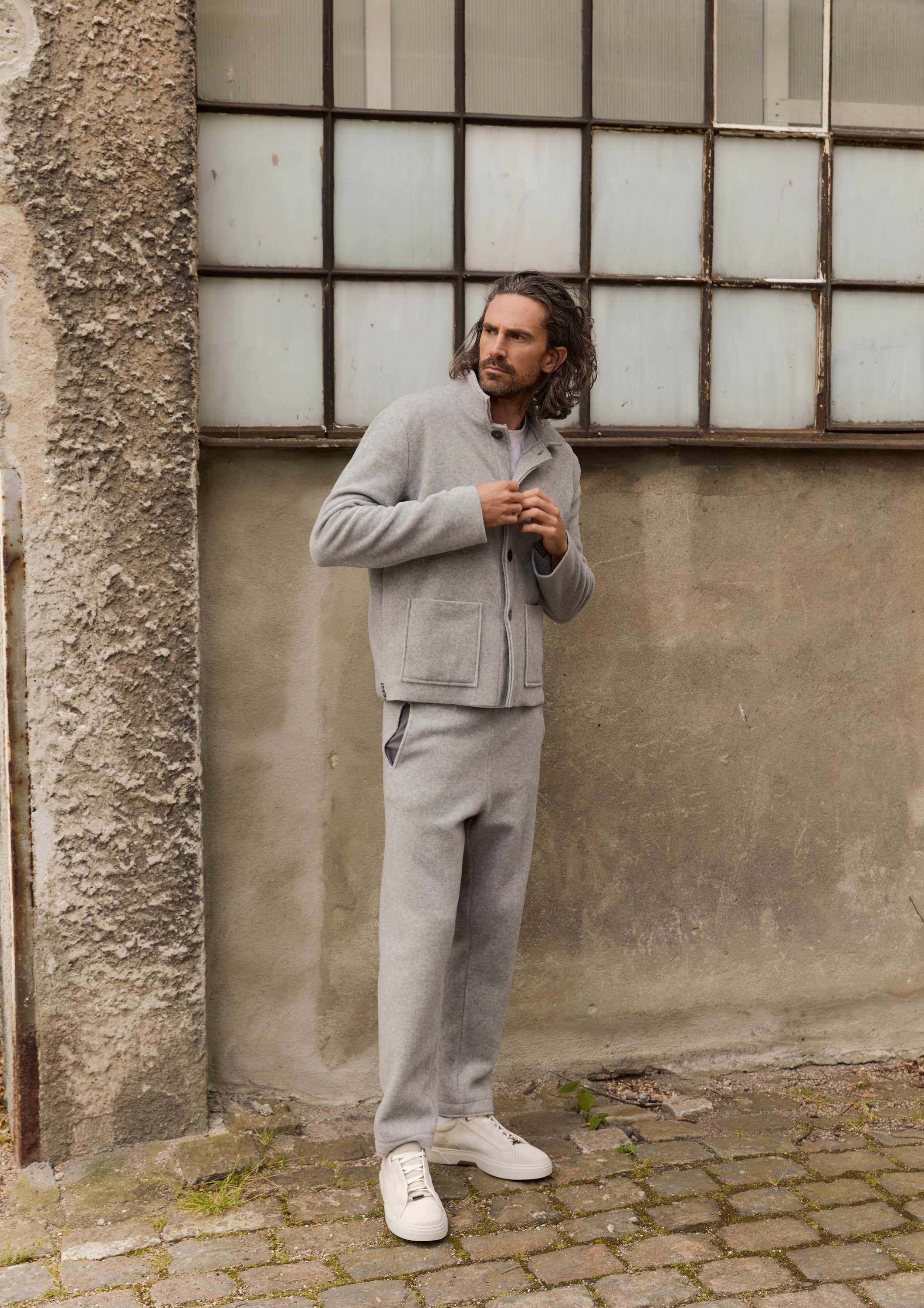 CARL BY STEFFENSEN COPENHAGEN CARDIGAN - 1049C CARDIGANS LIGHT GREY 876