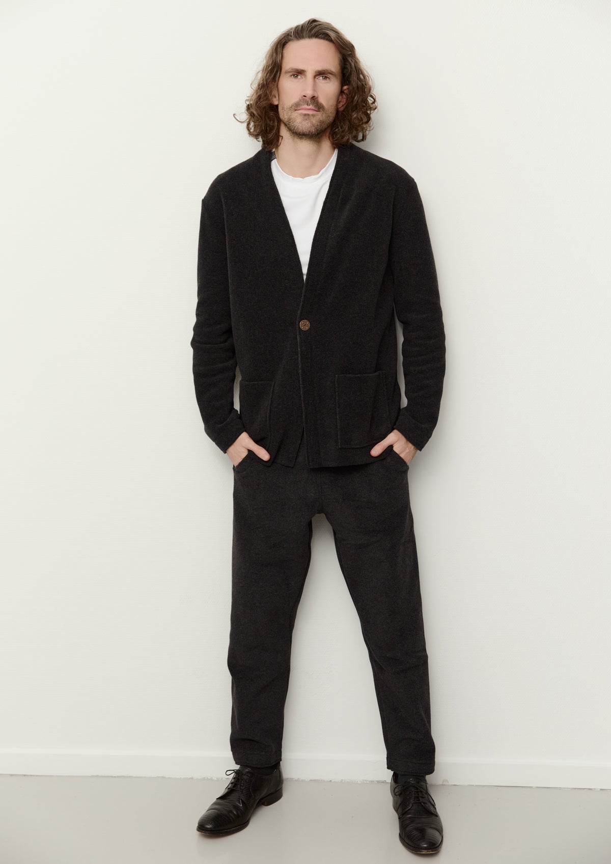 CARL BY STEFFENSEN COPENHAGEN CARDIGAN - 1058C CARDIGANS SOFT BLACK 914