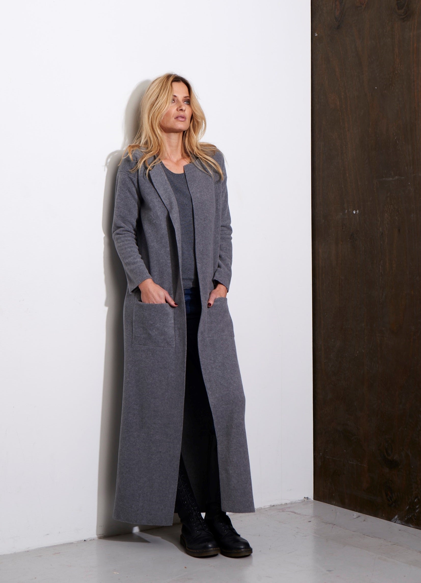 HENRIETTE STEFFENSEN COPENHAGEN CARDIGAN - 7099 CARDIGANS GREY 905