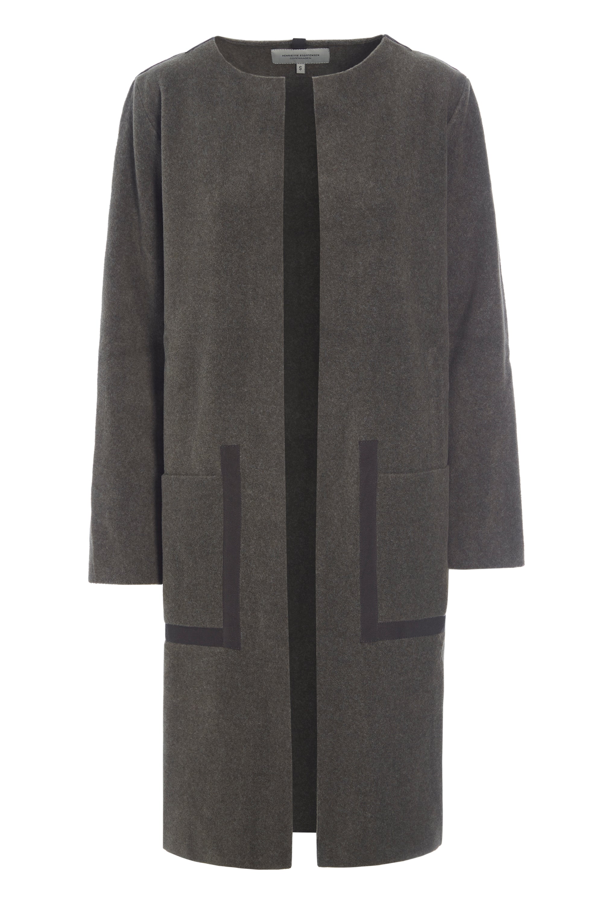 HENRIETTE STEFFENSEN COPENHAGEN CARDIGAN - 7142 CARDIGANS BARK 320