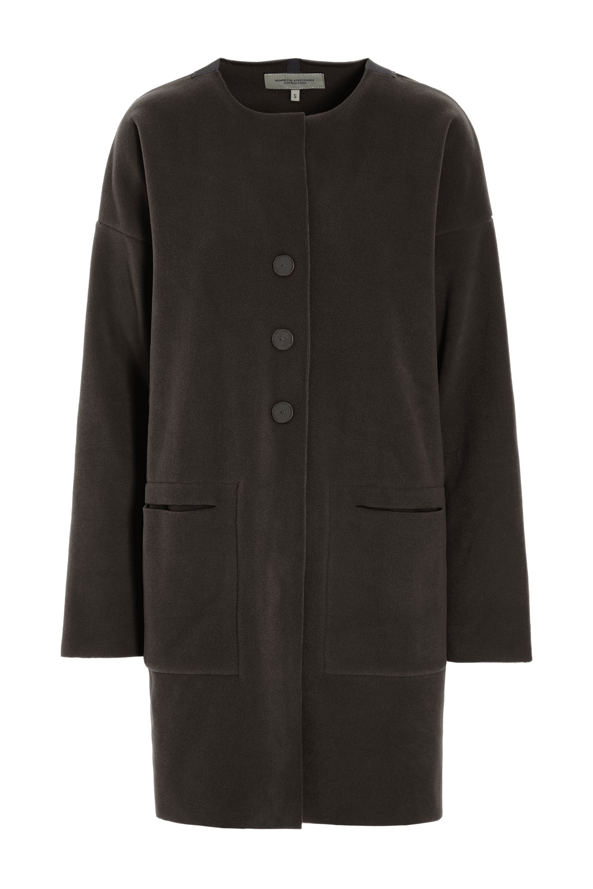 HENRIETTE STEFFENSEN COPENHAGEN CARDIGAN - 7163 CARDIGANS CHOKOLATE 844