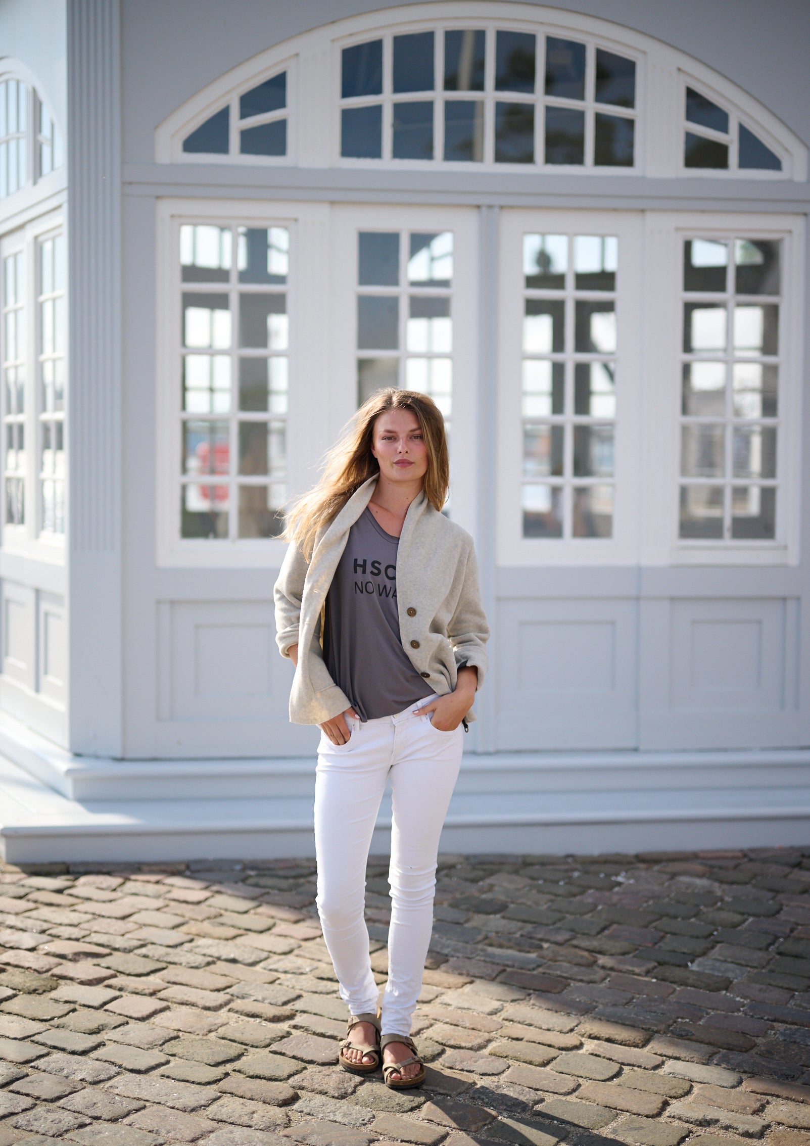 HENRIETTE STEFFENSEN COPENHAGEN CARDIGAN - 7168 CARDIGANS SAND 805