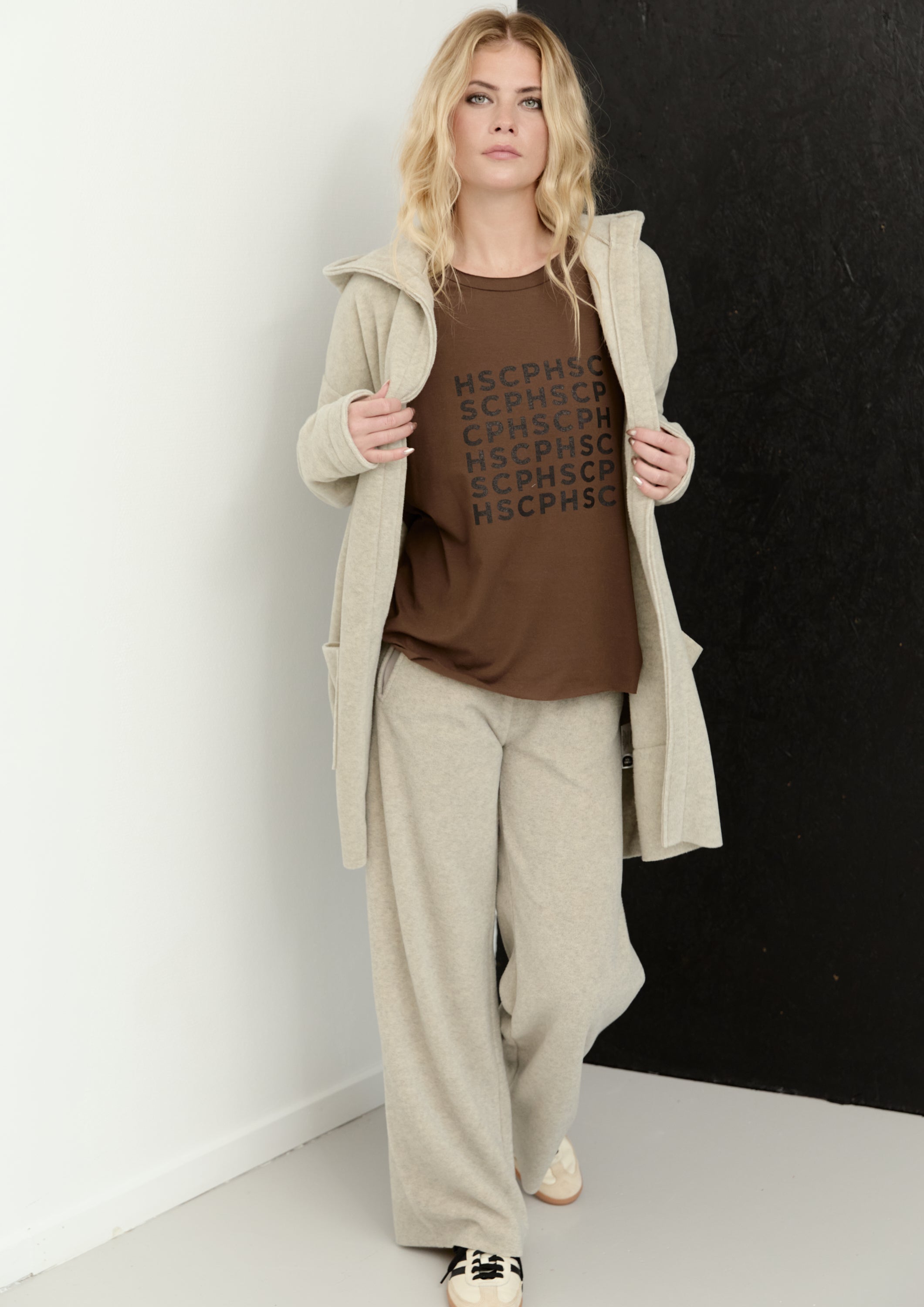HENRIETTE STEFFENSEN COPENHAGEN CARDIGAN - 7178 CARDIGANS SAND 805