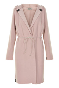 CARDIGAN MED BÆLTE - 7111 - NUDE