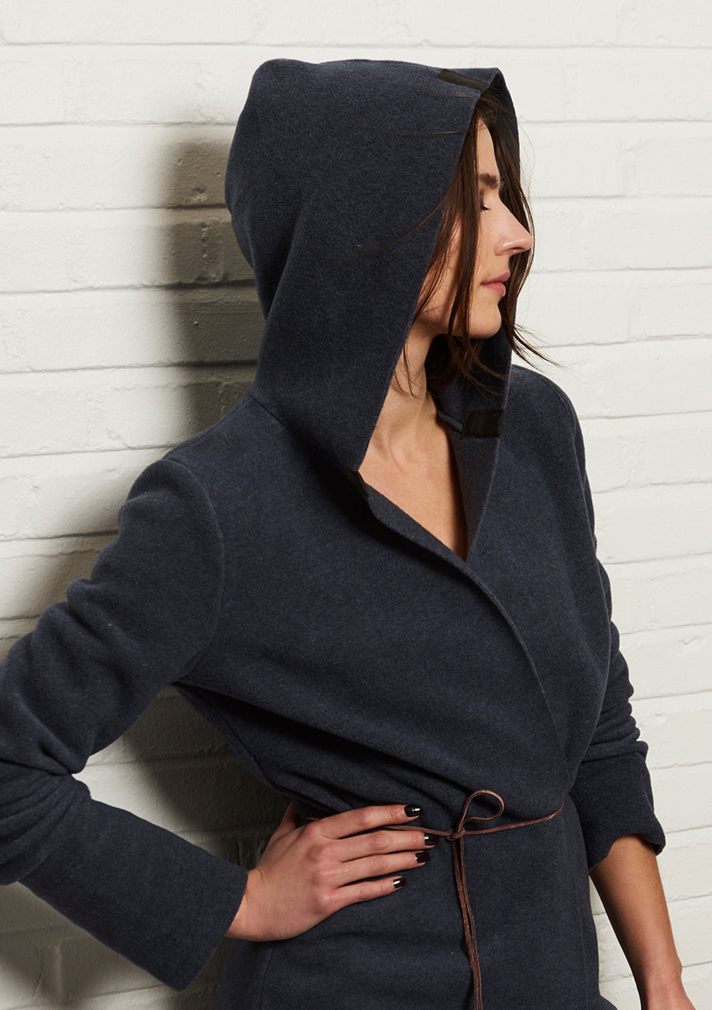 HENRIETTE STEFFENSEN COPENHAGEN CARDIGAN MED BÆLTE - 7111 CARDIGANS SOFT BLACK 914