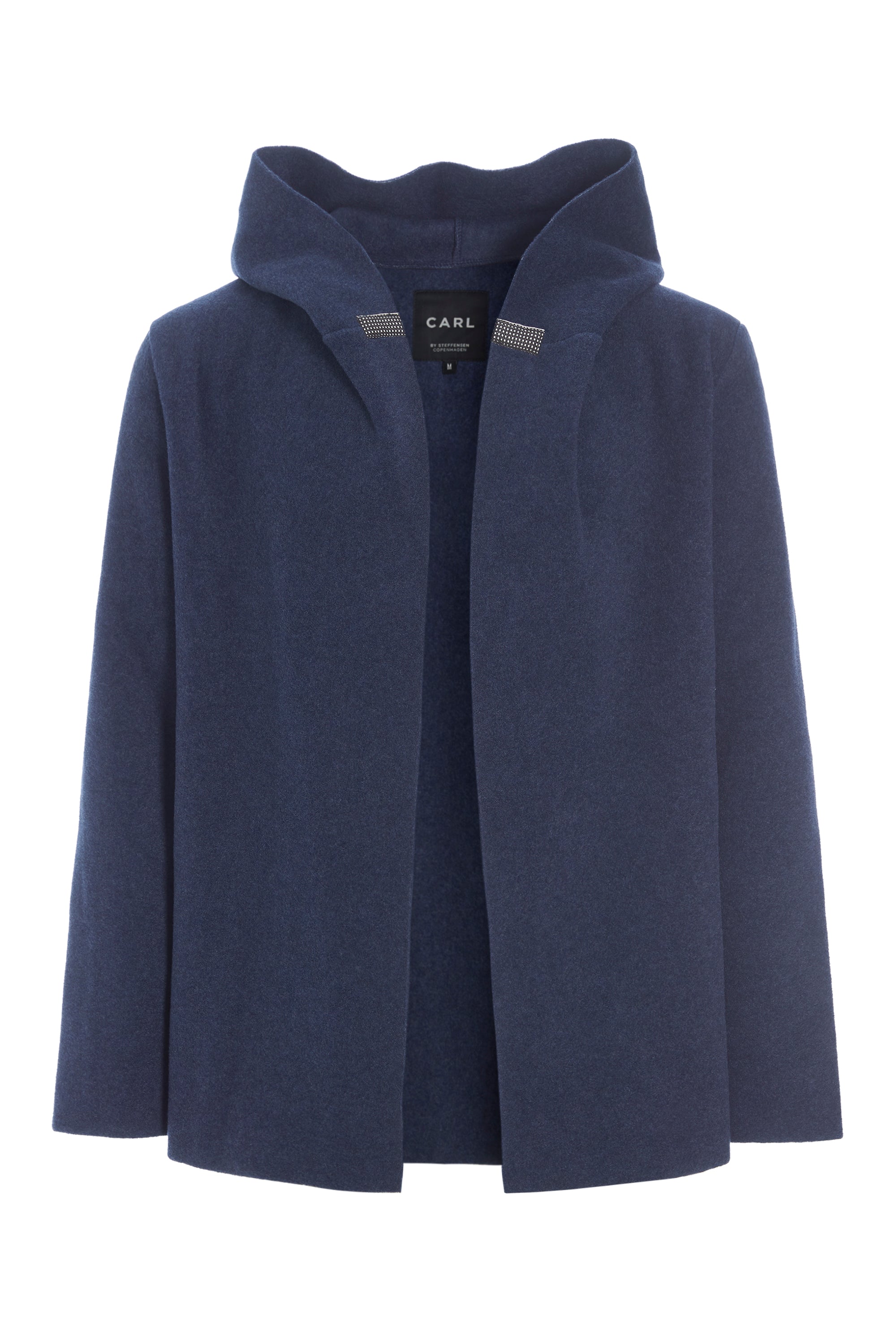 CARL BY STEFFENSEN COPENHAGEN CARDIGAN MED HÆTTE - 1002C CARDIGANS DENIM 767