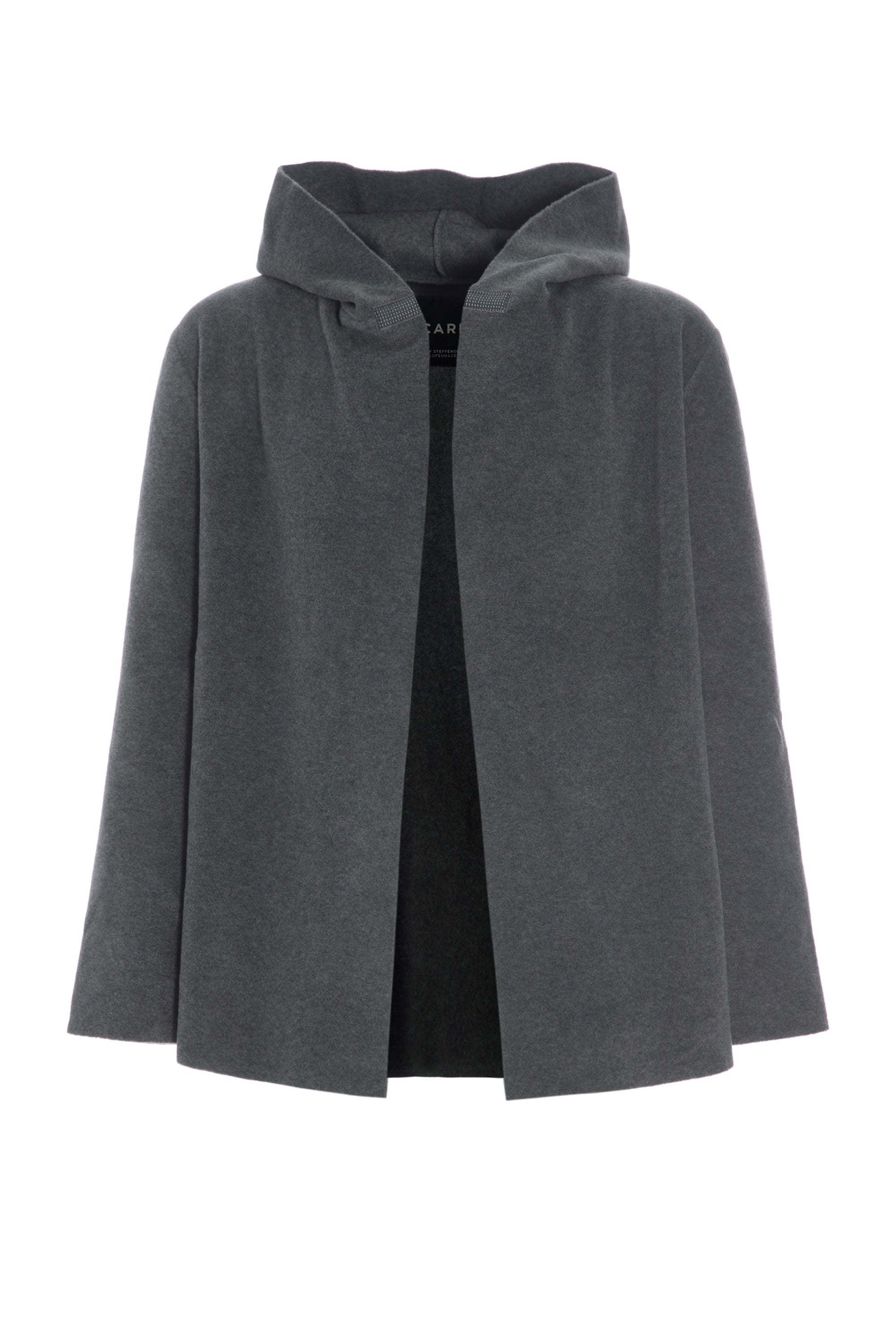 CARL BY STEFFENSEN COPENHAGEN CARDIGAN MED HÆTTE - 1002C CARDIGANS GREY 905
