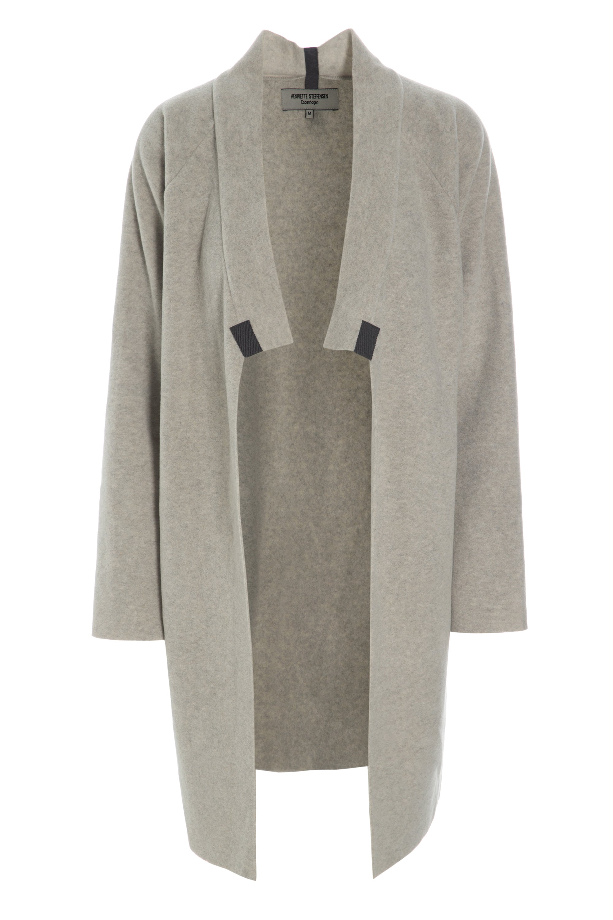 HENRIETTE STEFFENSEN COPENHAGEN CARDIGAN MED LANGE SLIDSER - 7117 CARDIGANS SAND 805