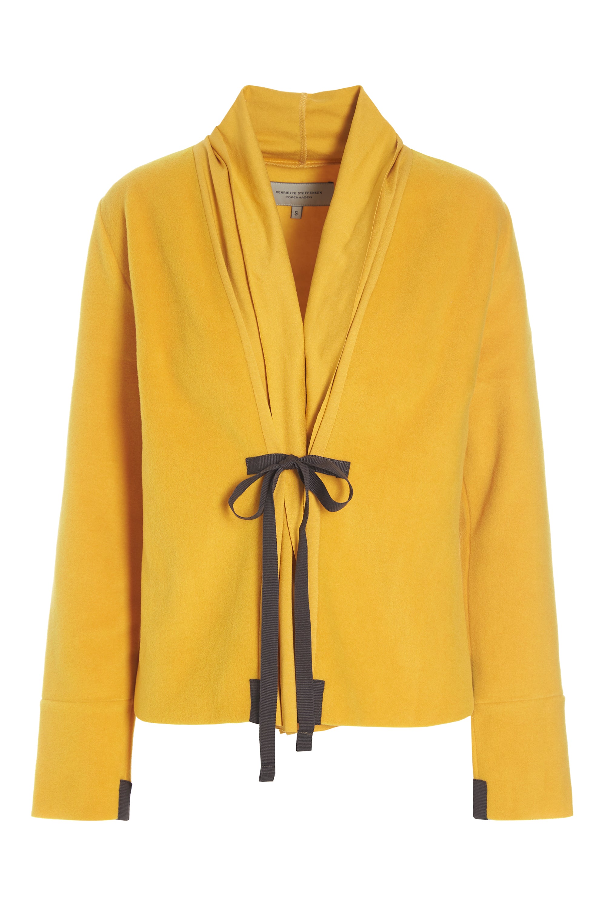 HENRIETTE STEFFENSEN COPENHAGEN CARDIGAN MIX - 7123 CARDIGANS SAFREN / SAFRAN 684