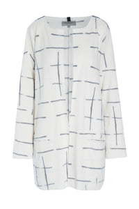 CARDIGAN  OVERSIZE - 7105P - CHECK PRINT
