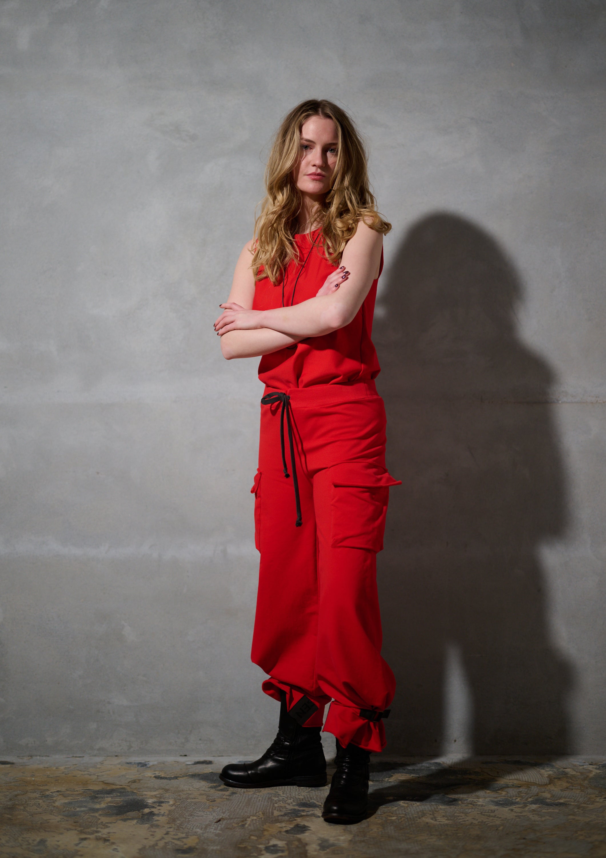 HENRIETTE STEFFENSEN COPENHAGEN CARGO BUKSER - 72017 BUKSER TOMATO 845