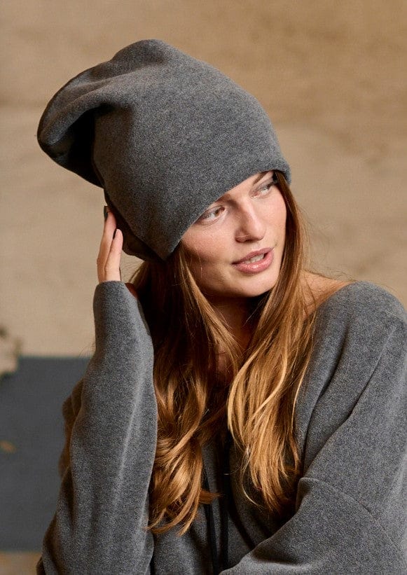 HENRIETTE STEFFENSEN COPENHAGEN DOBBELT FOLDET HAT - 5037 HATS GREY 905