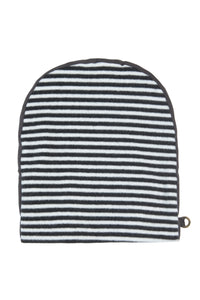 DOBBELT FOLDET HAT - 5037 - STRIPES B&W