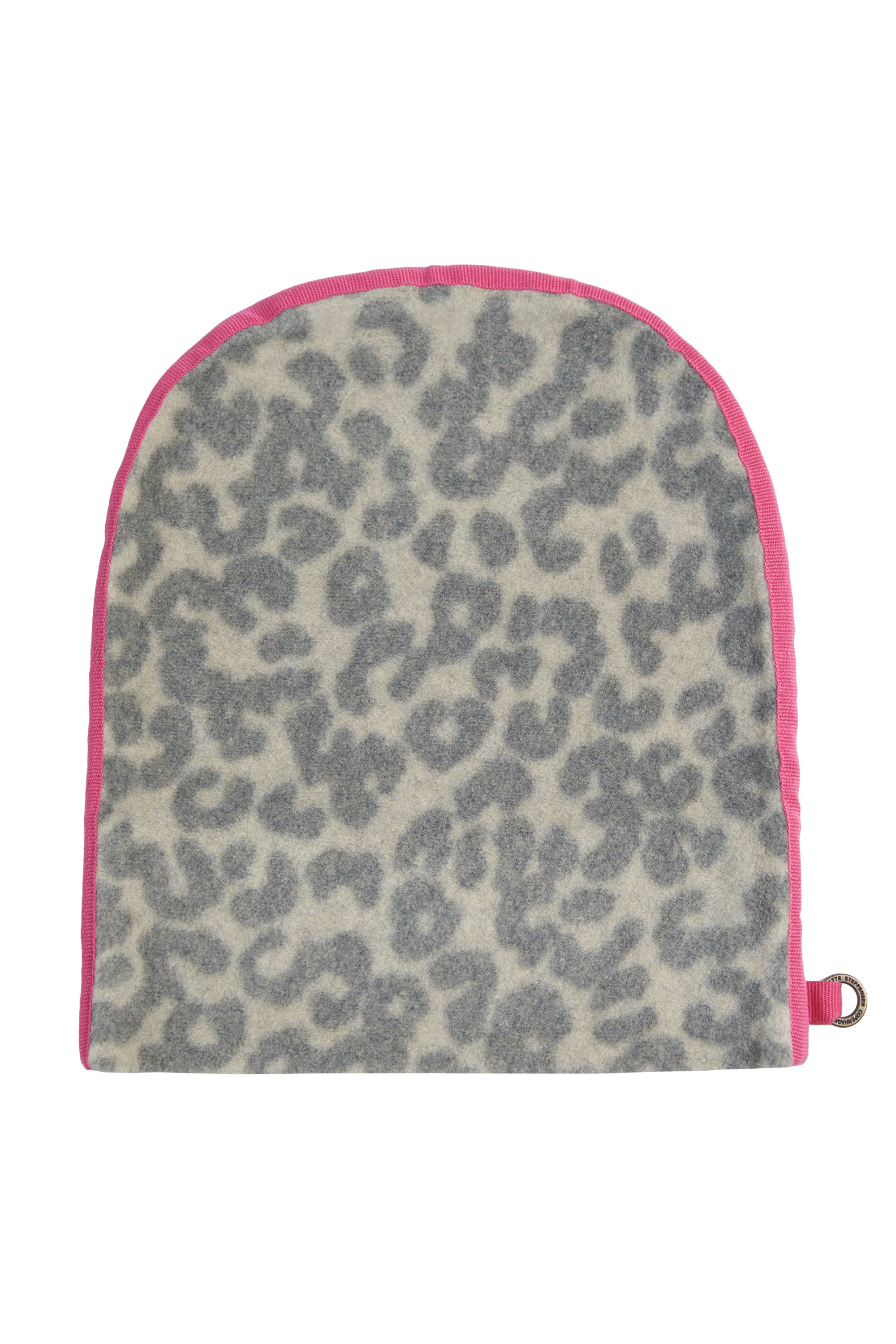 HENRIETTE STEFFENSEN COPENHAGEN DOBBELT FOLDET HUE - 5037P HATS LEOPARD pink 115