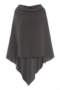 EKSTRA STOR PONCHO - 4040 - BARK