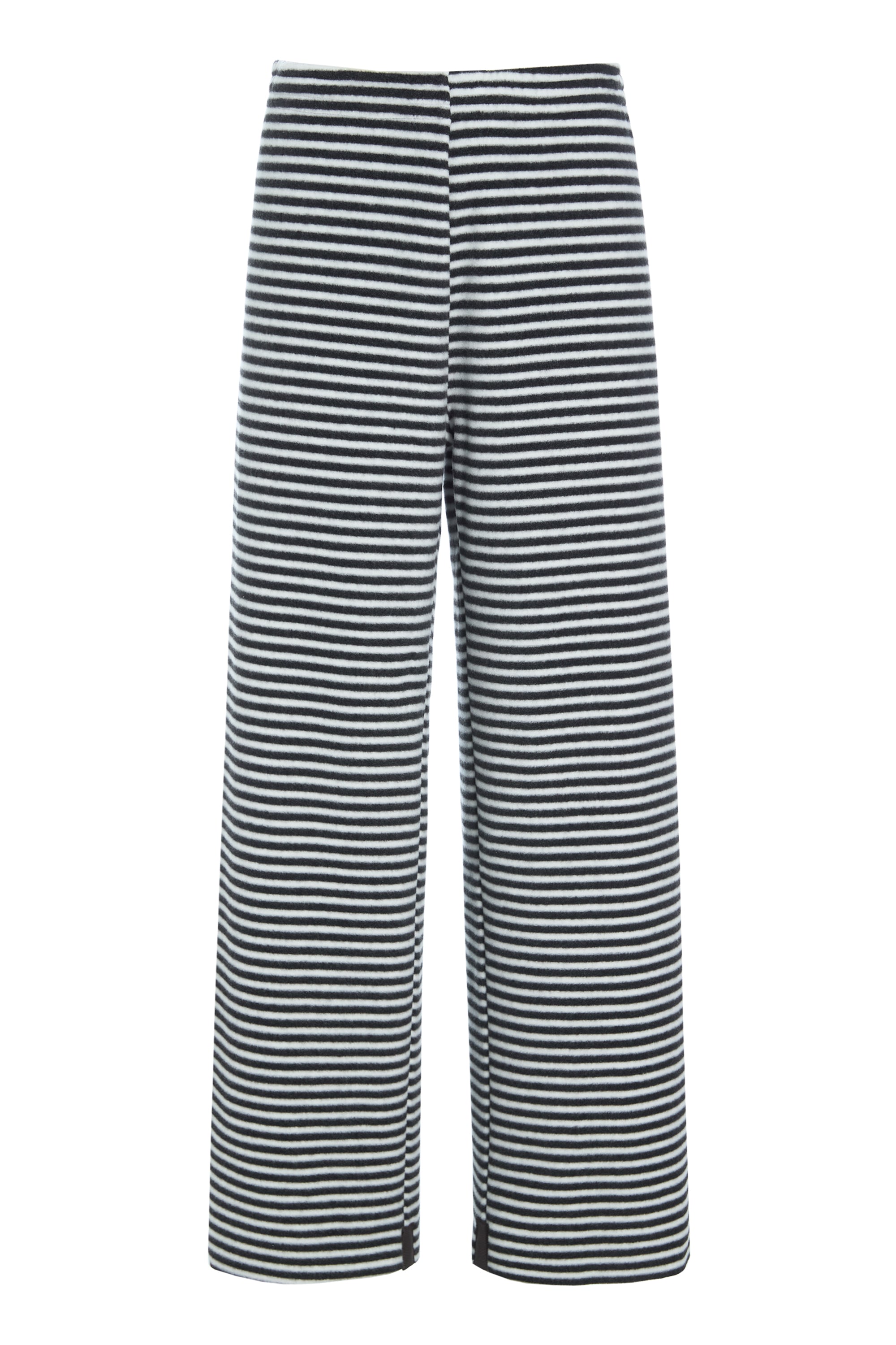 HENRIETTE STEFFENSEN COPENHAGEN FLARE BUKSER - 2117 BUKSER STRIPES B&W 673