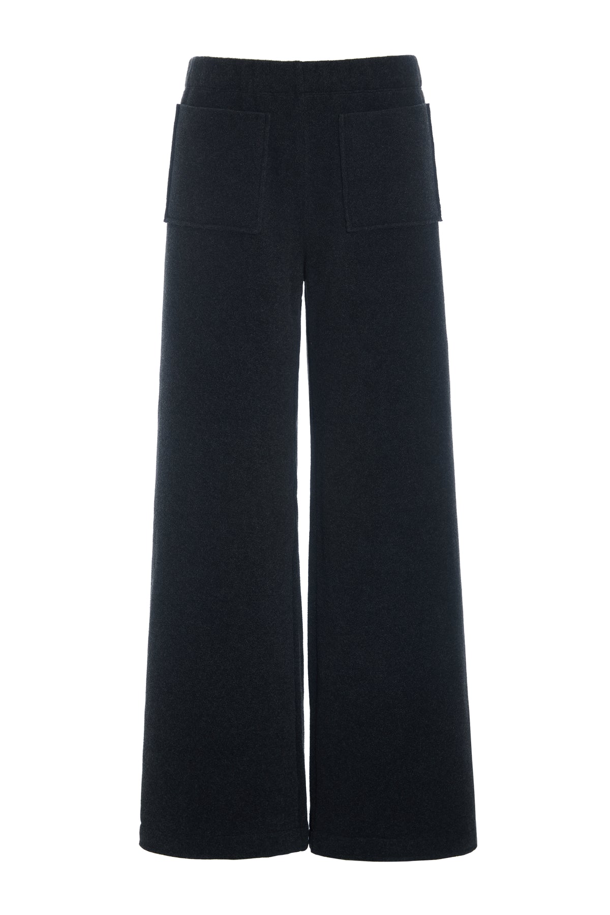 HENRIETTE STEFFENSEN COPENHAGEN FLARE BUKSER - 2125 BUKSER SOFT BLACK 914