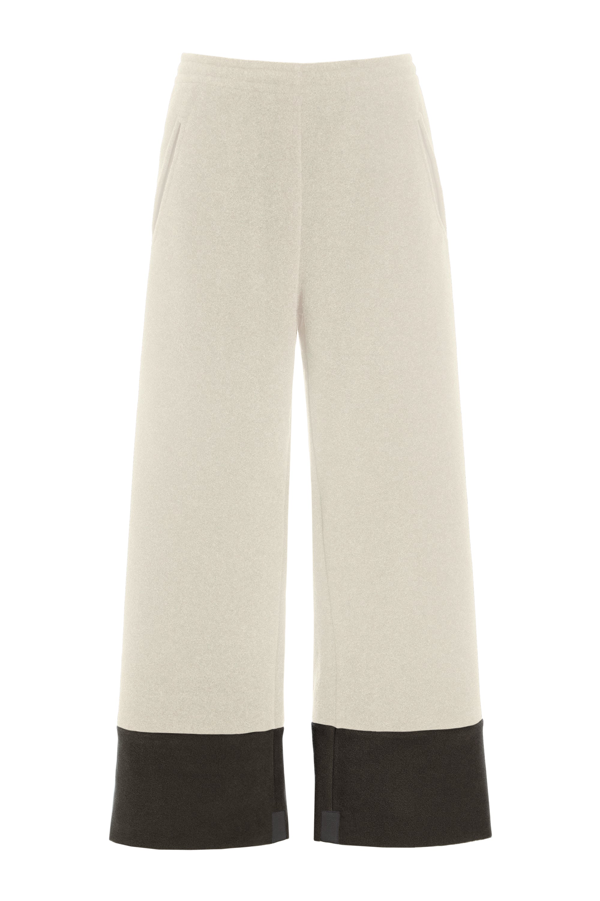 HENRIETTE STEFFENSEN COPENHAGEN FLARE BUKSER 2 farvet - 2119 BUKSER KIT/CHOKOLATE 326