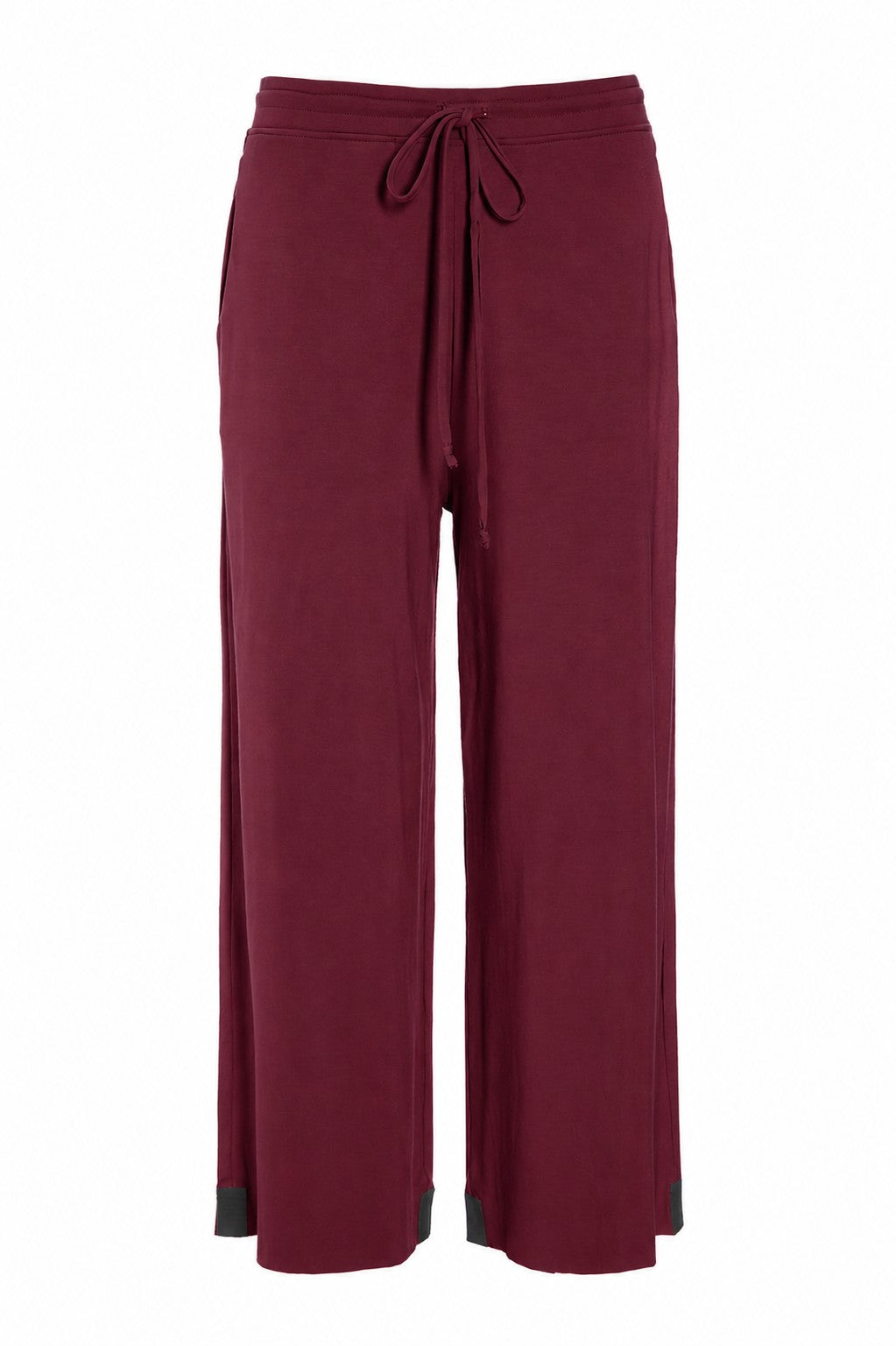 HENRIETTE STEFFENSEN COPENHAGEN FLARE BUKSER 3/4 - 99015 BUKSER BORDEAUX 474