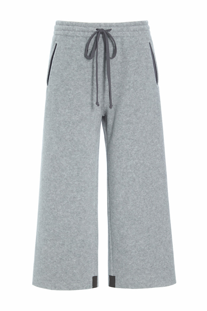 HENRIETTE STEFFENSEN COPENHAGEN FLARE BUKSER 3/4 LÆNGDE - 2115 BUKSER LIGHT GREY 876