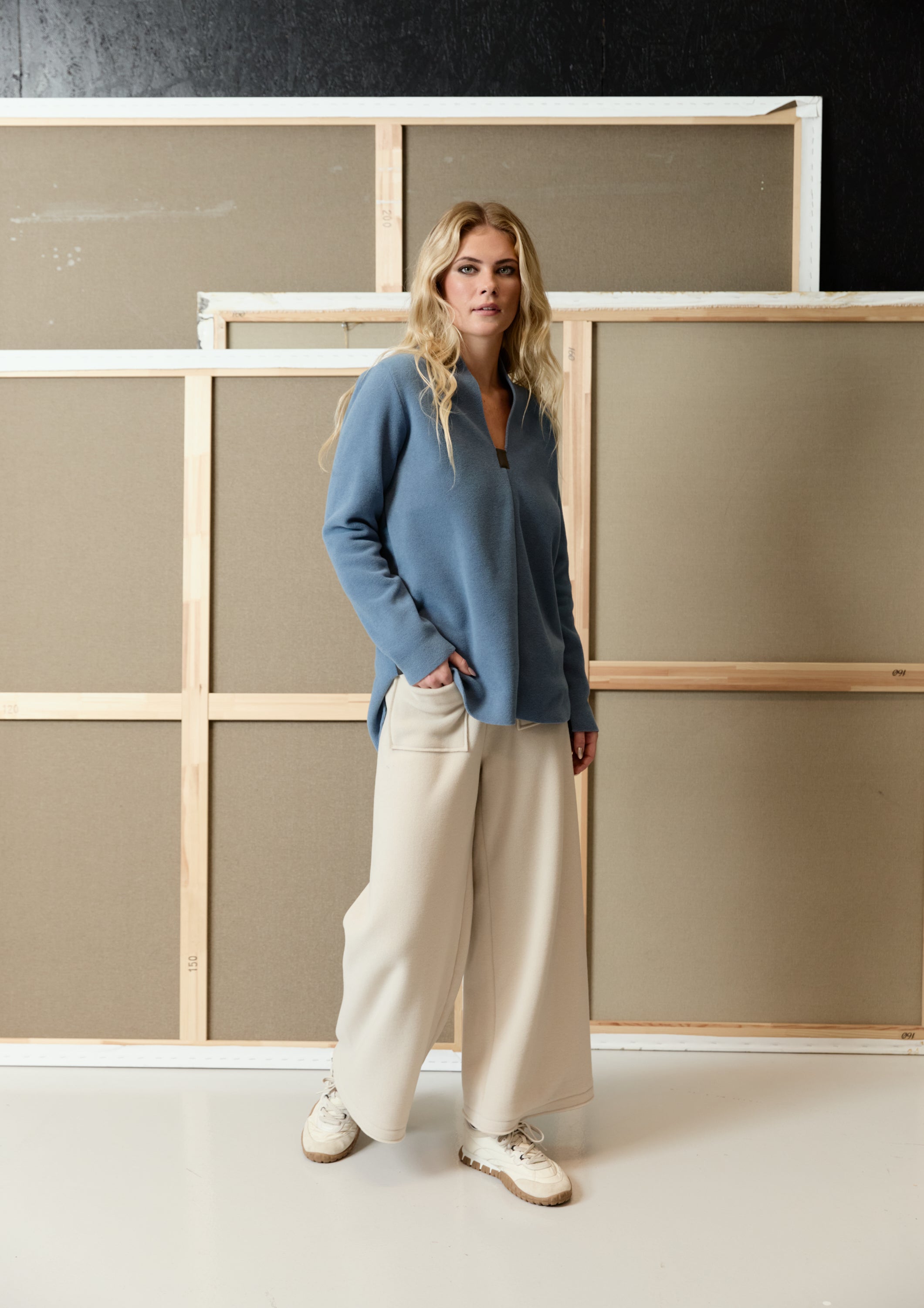 HENRIETTE STEFFENSEN COPENHAGEN FLARE BUKSER 3/4 LÆNGDE - 2124 BUKSER KIT 831