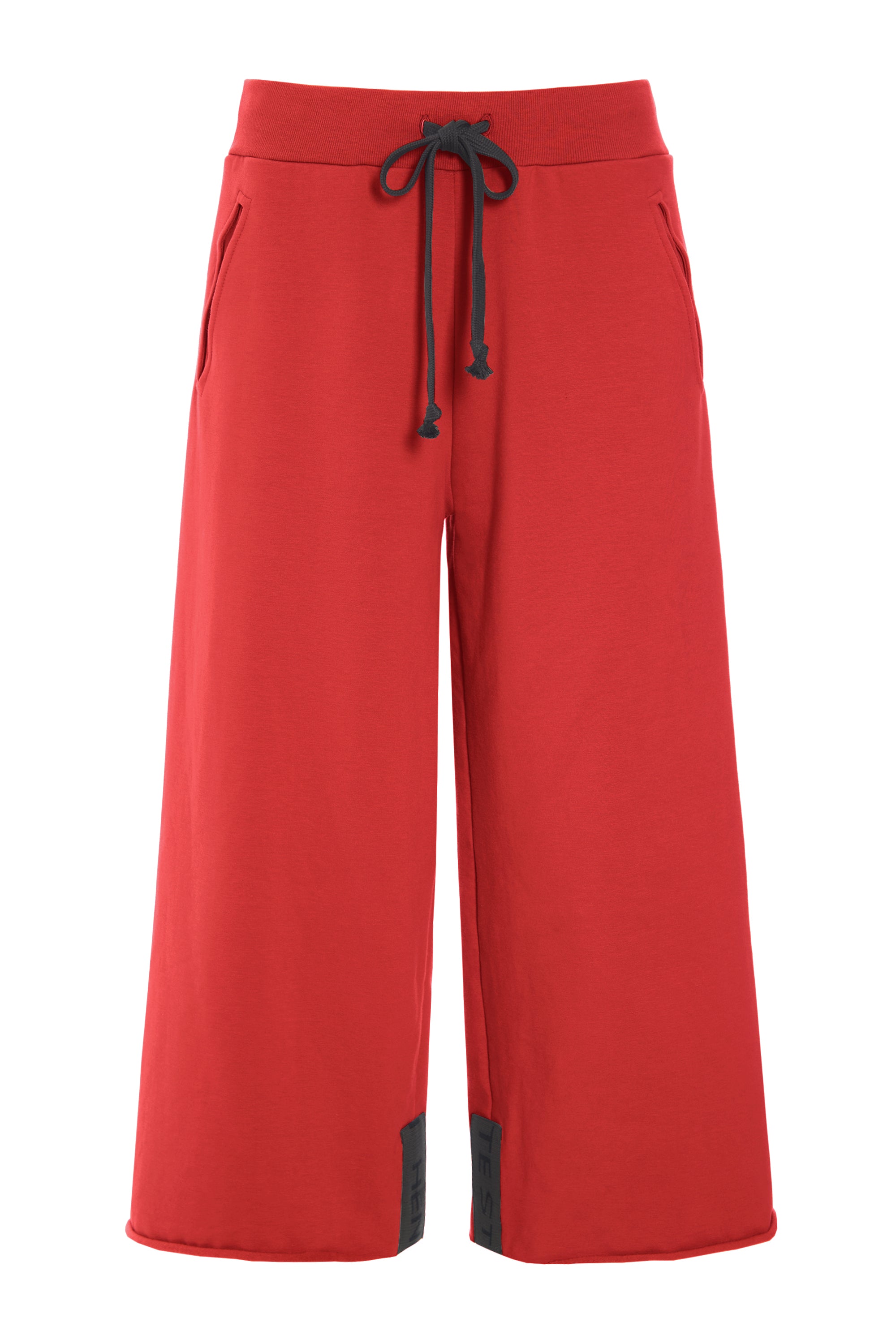 HENRIETTE STEFFENSEN COPENHAGEN FLARE SWEAT BUKSER 3/4 - 72016 BUKSER TOMATO 845