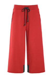 FLARE SWEAT BUKSER 3/4 - 72016 - TOMATO