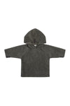 FLEECE BLUSE HÆTTE BABY - 108 - BARK
