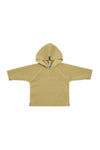 FLEECE BLUSE HÆTTE BABY - 108 - OLIVE